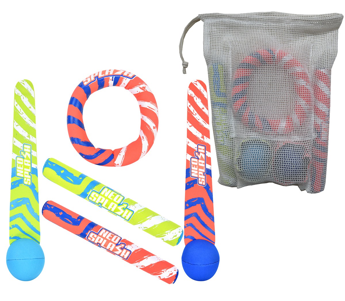 Σετ παιχνίδια βυθού Νeοprene 5 τεμ Diving Fun pack cotton δίχτυ